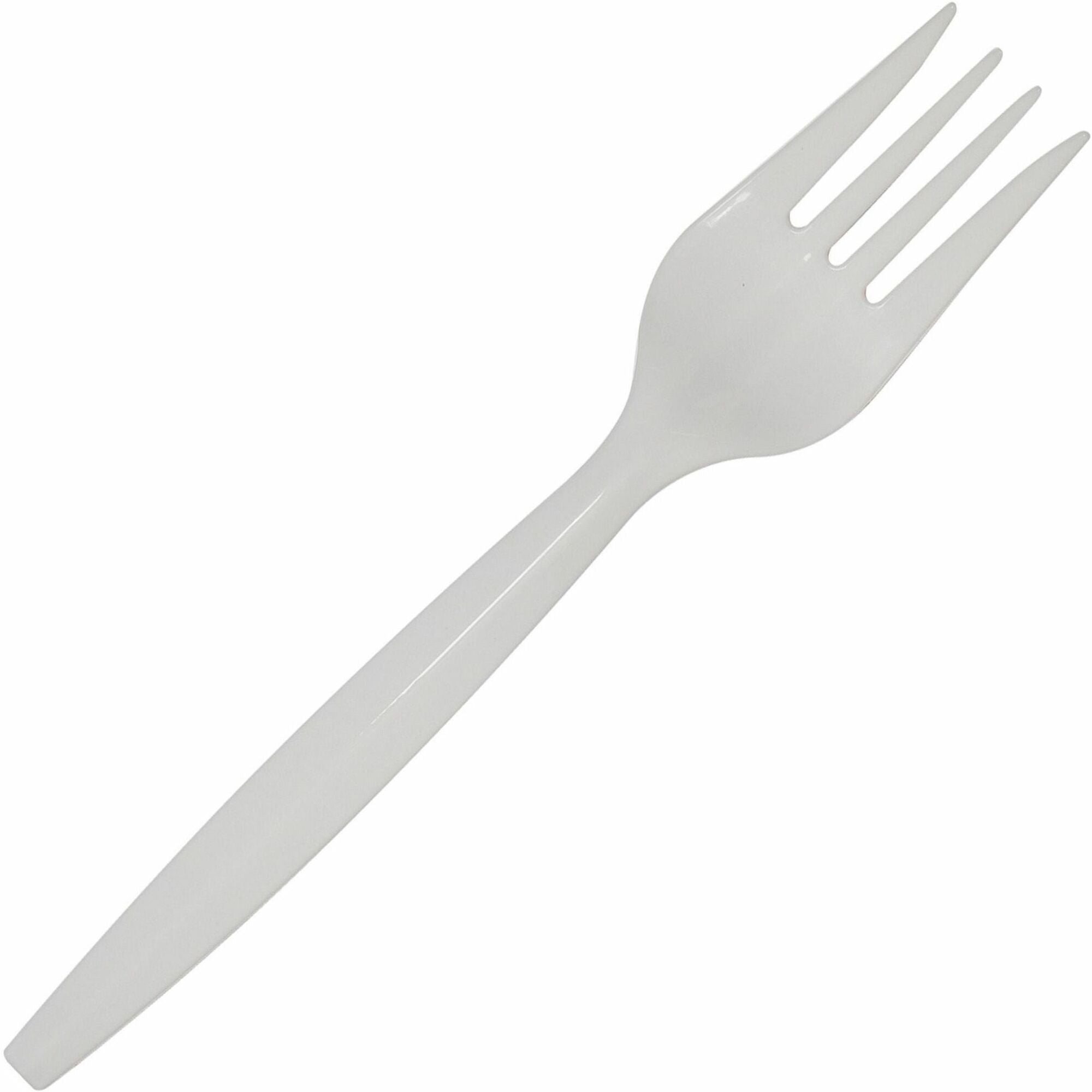 Dixie Fork - Fork - 1 x Fork - Disposable - White - 40/Pack - 24 / Carton
