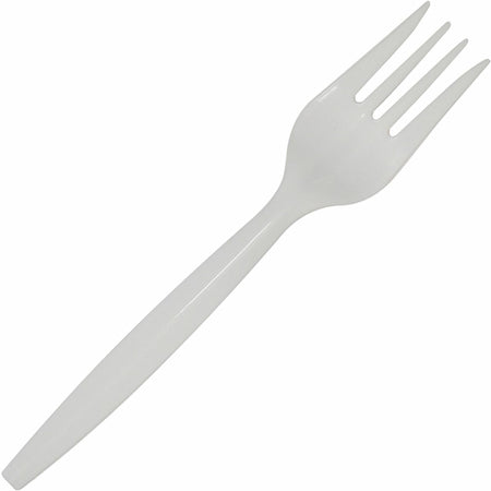 Dixie Fork - Fork - 1 x Fork - Disposable - White - 40/Pack - 24 / Carton