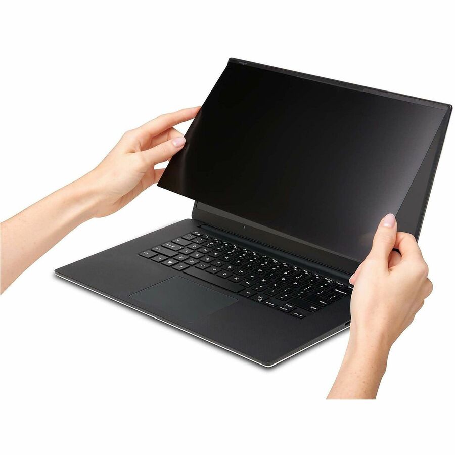 Kensington MagPro 14.0" Laptop Privacy Screen with Magnetic Strip Black - For 14" Widescreen LCD Notebook - 16:9 - Scratch Resistant, Damage Resistant, Fingerprint Resistant - Polyethylene Terephthalate (PET) - Anti-glare - 1 Each - TAA Compliant