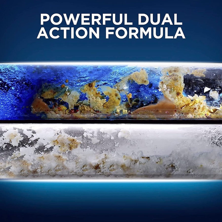 Finish Liquid Dishwasher Cleaner - 8.5 fl oz (0.3 quart) - Light Blue - 6 / Carton