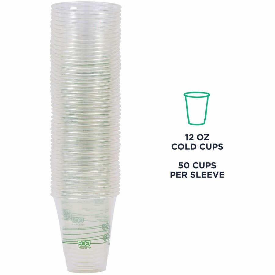 Eco-Products 12 oz GreenStripe Cold Cups - Alternate-Image1