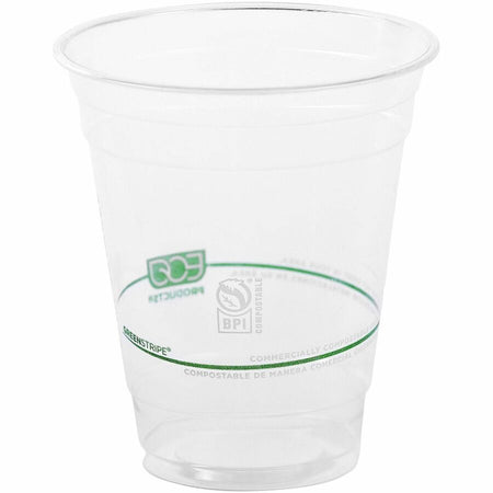 Eco-Products 12 oz GreenStripe Cold Cups - Rear