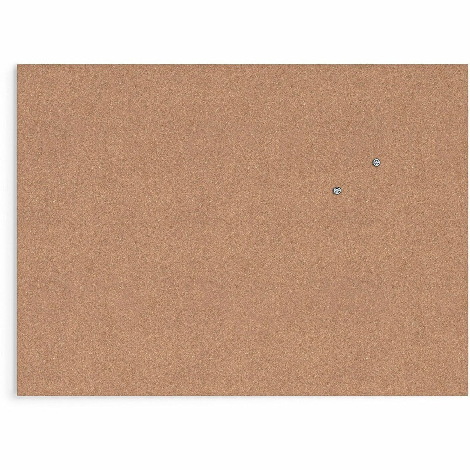 U Brands Frameless Cork Canvas Bulletin Board - 18" Board Height x 24" Board Width - Natural Cork Surface - Self-healing, Durable, Mounting System, Tackable, Frameless - 1 Each