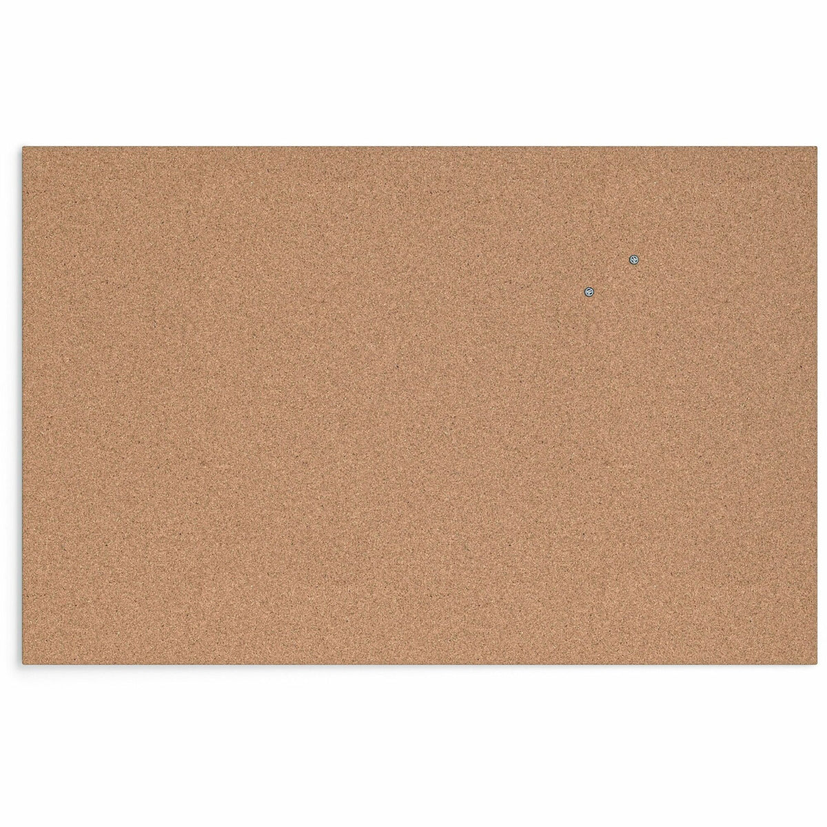 U Brands Frameless Cork Canvas Bulletin Board - 24" Board Height x 36" Board Width - Natural Cork Surface - Self-healing, Durable, Mounting System, Tackable, Frameless - 1 Each
