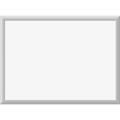 U Brands Magnetic Dry-Erase Board - 24" (2 ft) Width x 18" (1.5 ft) Height - White Painted Steel Surface - Silver Aluminum Frame - Rectangle - Horizontal/Vertical - Magnetic - 1 Each