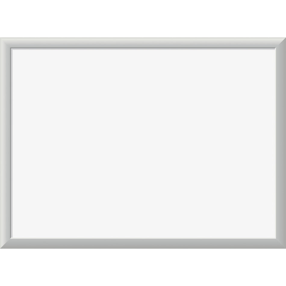 U Brands Magnetic Dry-Erase Board - 24" (2 ft) Width x 18" (1.5 ft) Height - White Painted Steel Surface - Silver Aluminum Frame - Rectangle - Horizontal/Vertical - Magnetic - 1 Each