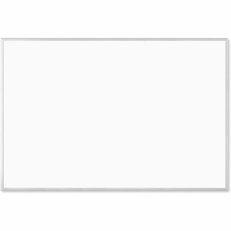 U Brands Magnetic Dry-Erase Board - 72" (6 ft) Width x 48" (4 ft) Height - White Painted Steel Surface - Silver Aluminum Frame - Rectangle - Horizontal/Vertical - Magnetic - 1 Each