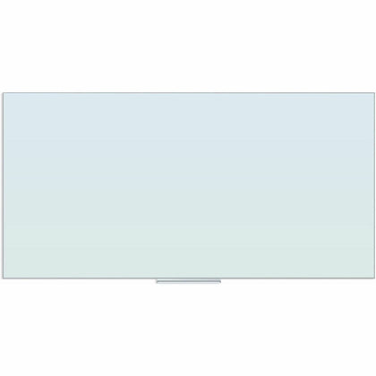 U Brands Floating Non-Magnetic Glass Frameless Dry-Erase Board - 72" (6 ft) Width x 36" (3 ft) Height - Frosted White Tempered Glass Surface - Rectangle - Horizontal/Vertical - 1 Each