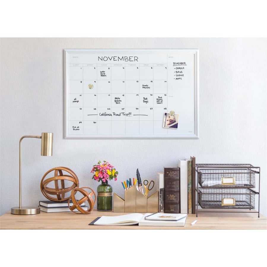 U Brands Magnetic Dry-Erase Monthly Calendar Board - Alternate-Image1