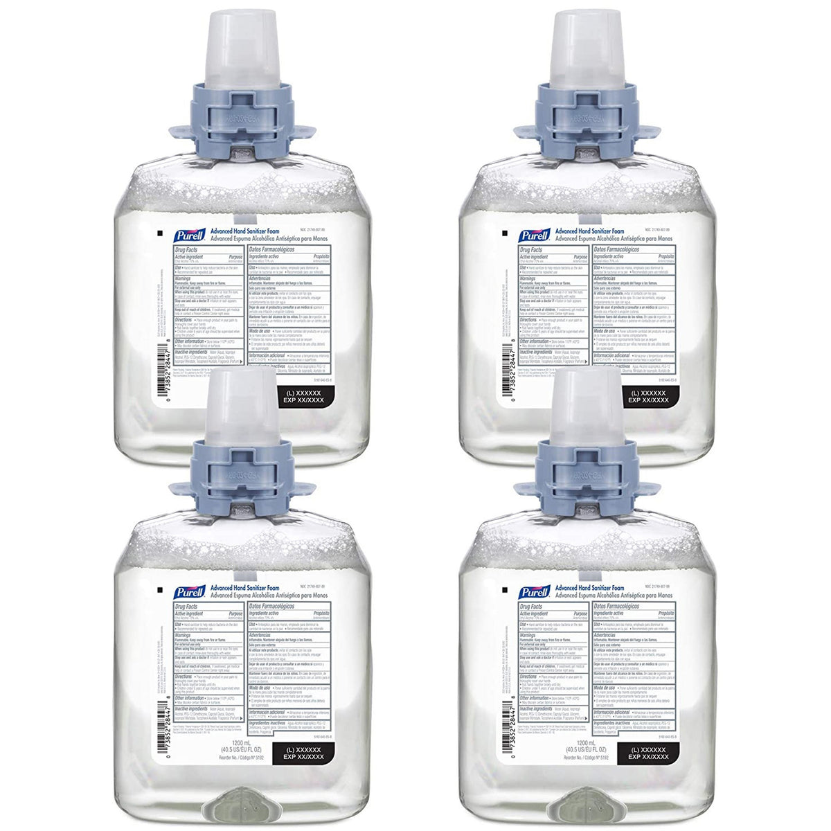 PURELL® Hand Sanitizer Foam Refill - 1.27 quart - Kill Germs - Hand - Moisturizing - Clear - 1 Each