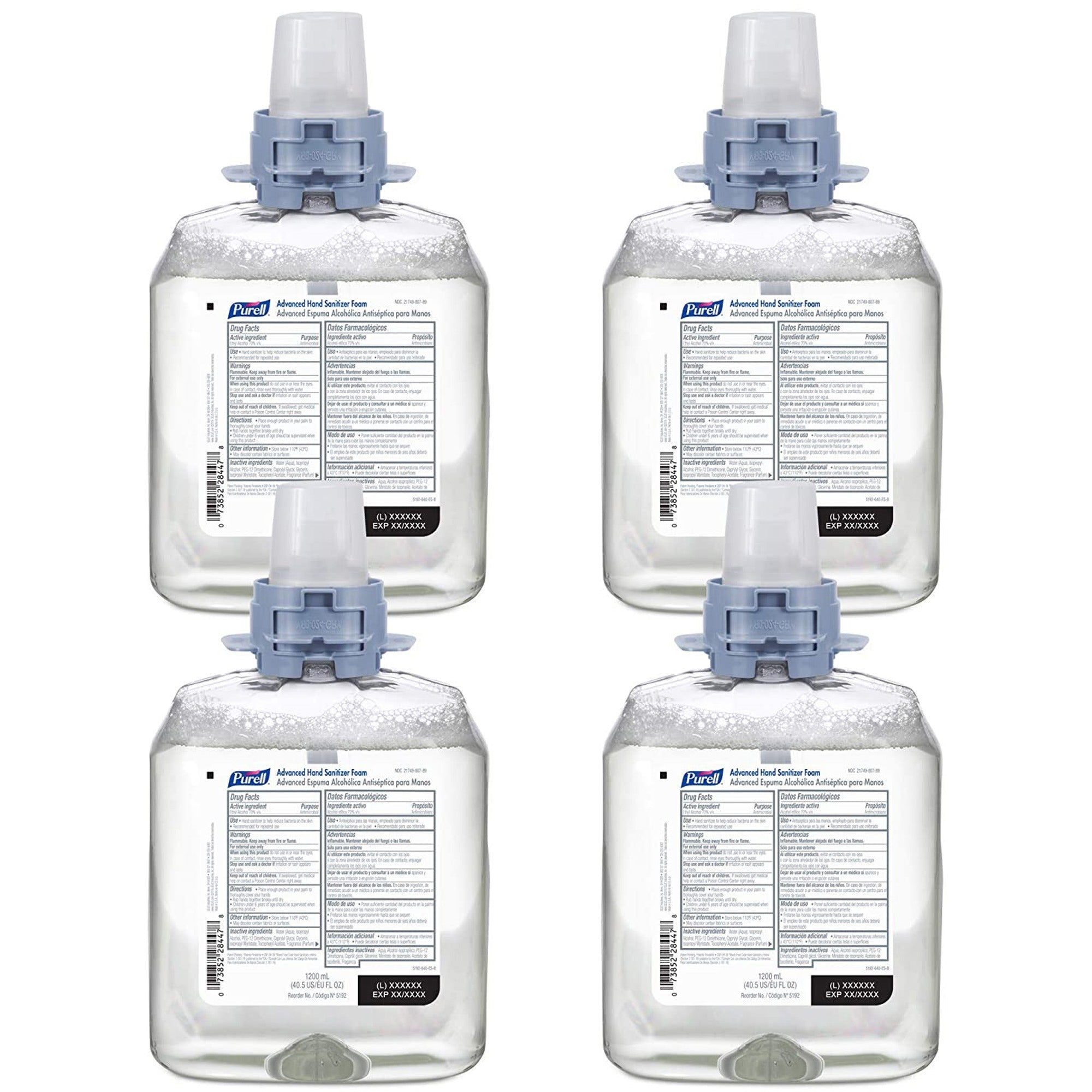 PURELL® Hand Sanitizer Foam Refill - 1.27 quart - Kill Germs - Hand - Moisturizing - Clear - 1 Each