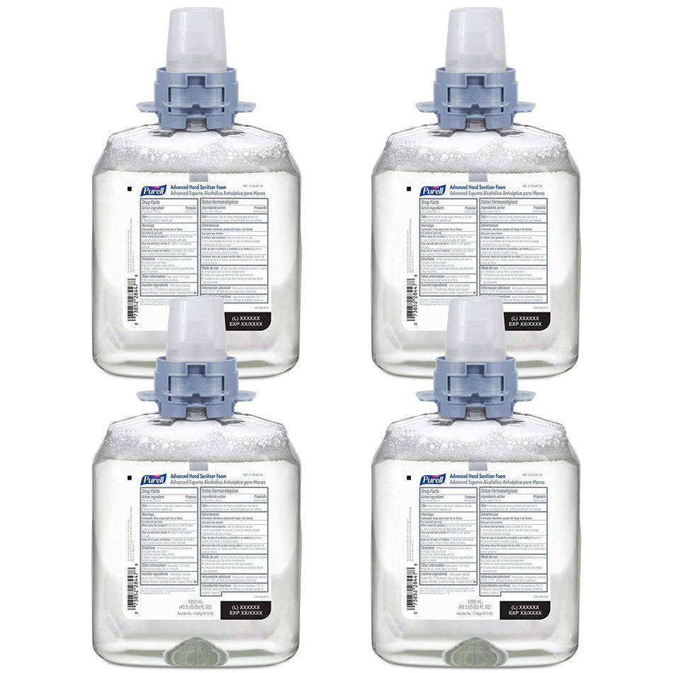PURELL® Hand Sanitizer Foam Refill - 1.27 quart - Kill Germs - Hand - Moisturizing - Clear - 1 Each