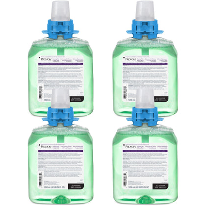 Provon FMX-12 Foaming Hair/Body Wash - Cucumber Melon Scent - 42.3 fl oz (1250 mL) - Kill Germs - Hair, Body - Green - Moisturizing - Rich Lather - 4 / Carton