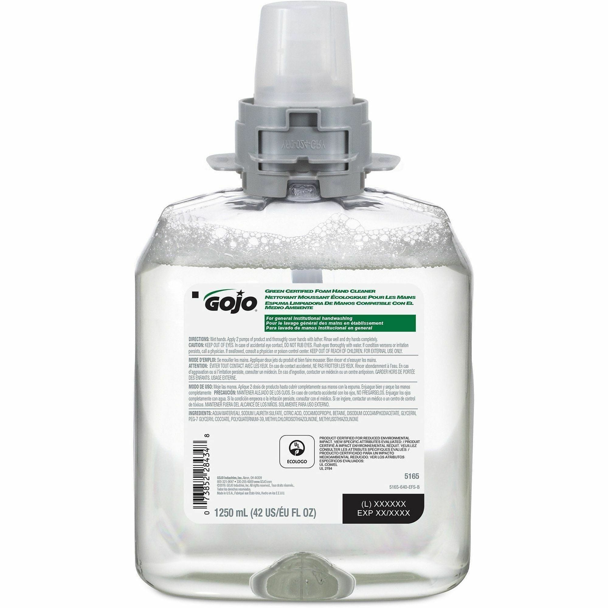 Gojo&reg; FMX-12 Refill Green Certified Foam Hand Soap - 2000