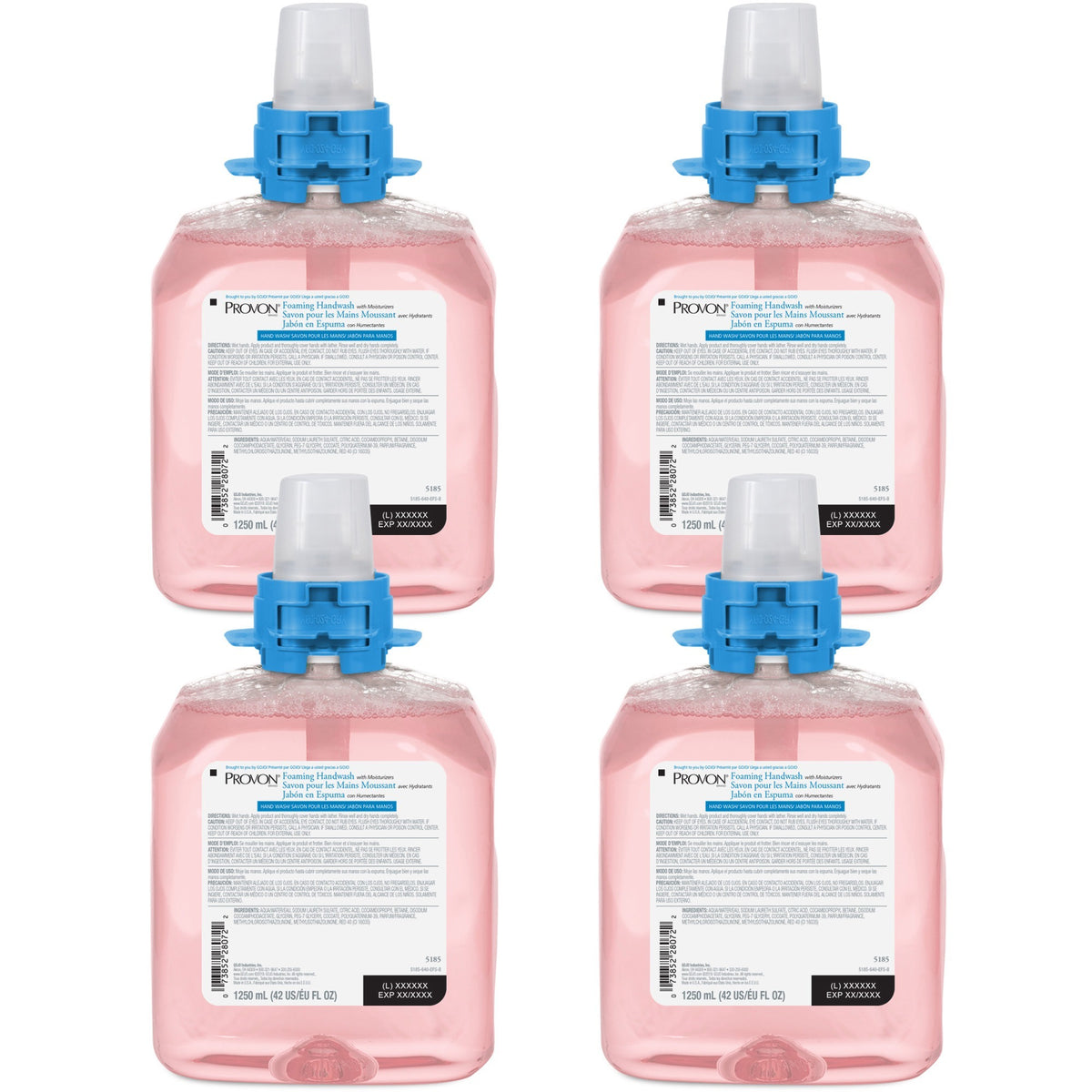 Provon FMX-12 Cranberry Foaming Handwash - 1.32 Quart - Germ-Killing Moisturizing Soap - Hand Soaps/Cleaners