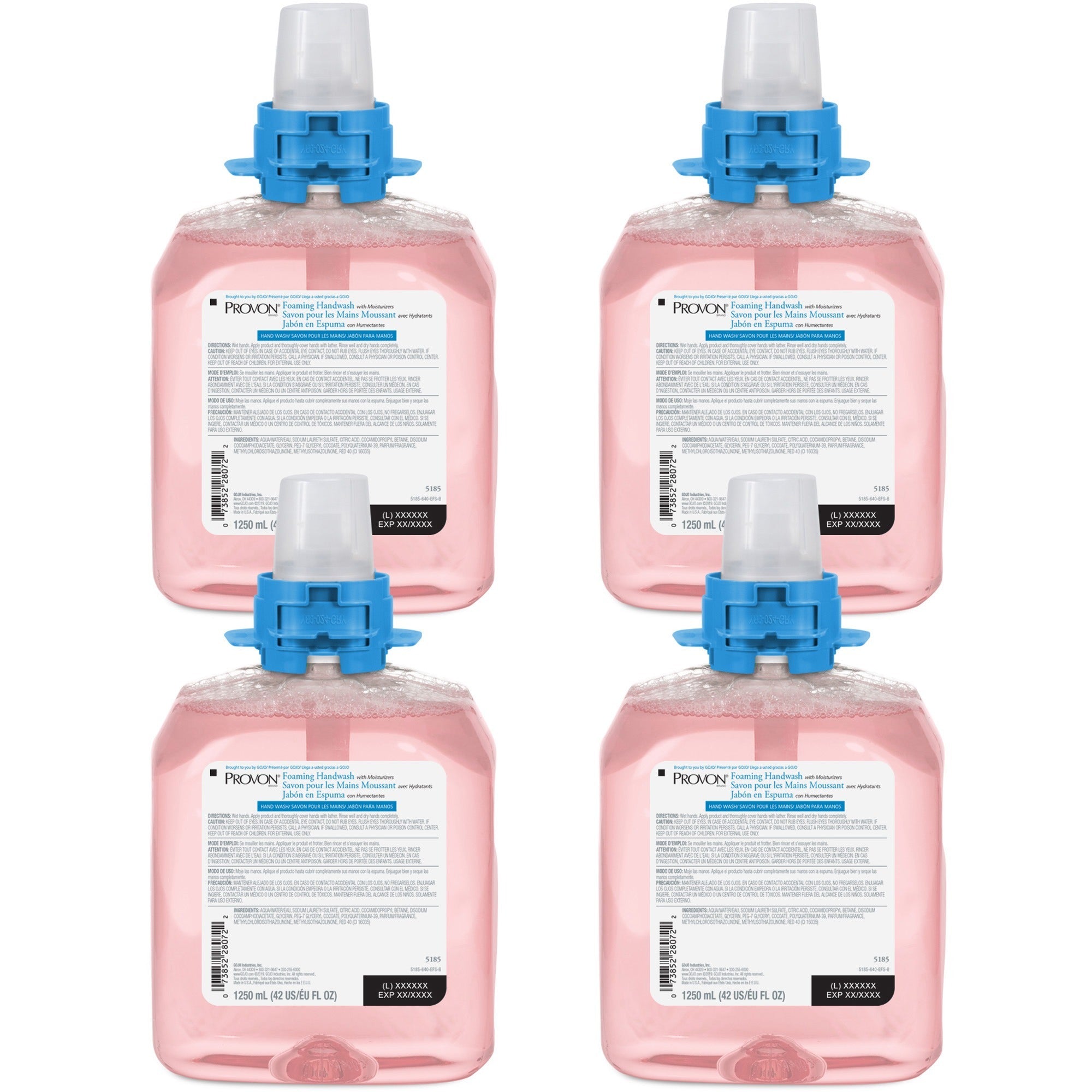 Provon FMX-12 Cranberry Foaming Handwash - 1.32 Quart - Germ-Killing Moisturizing Soap - Hand Soaps/Cleaners