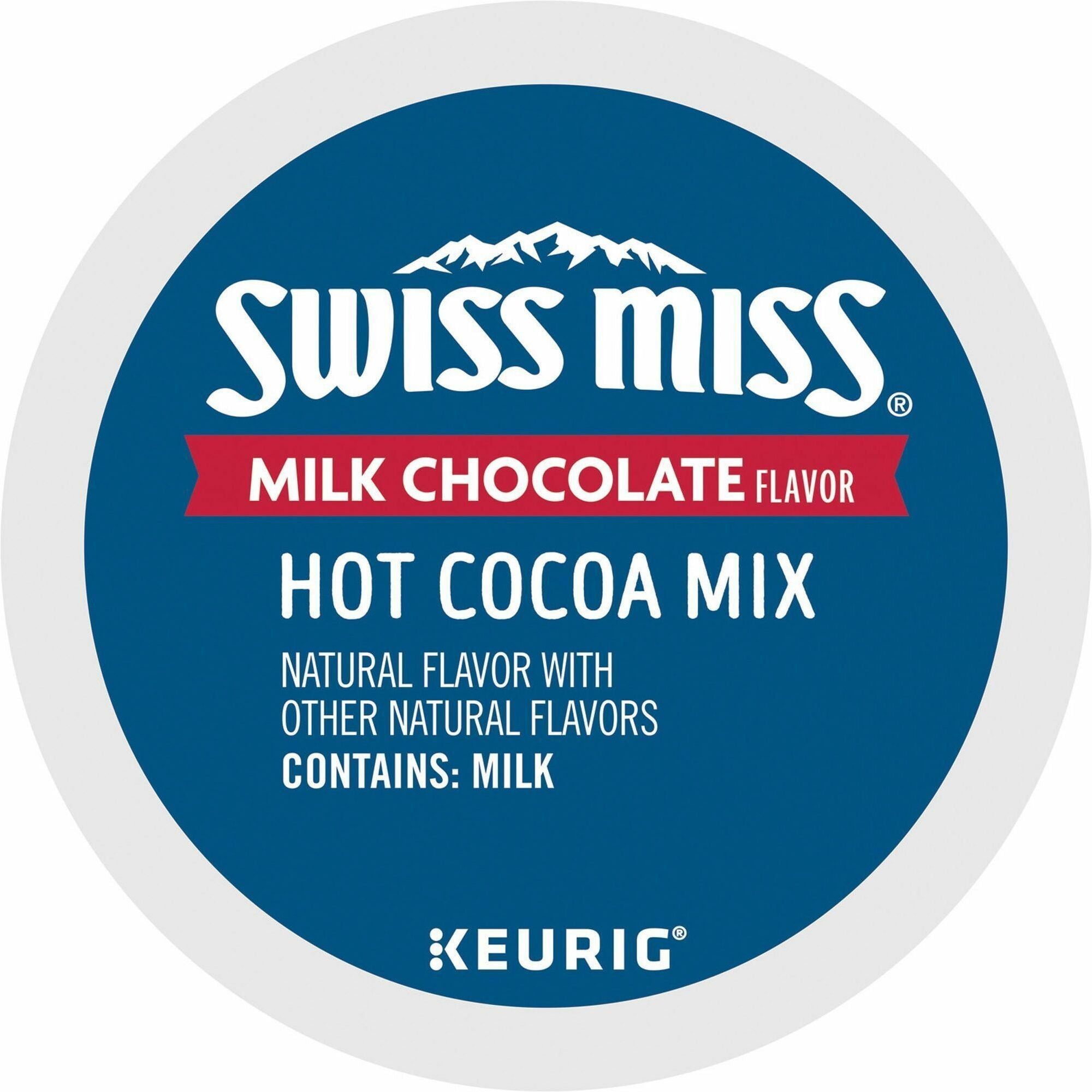 Swiss Miss® K-Cup Milk Chocolate Hot Cocoa - Powder - 22/Box - 4 / Carton