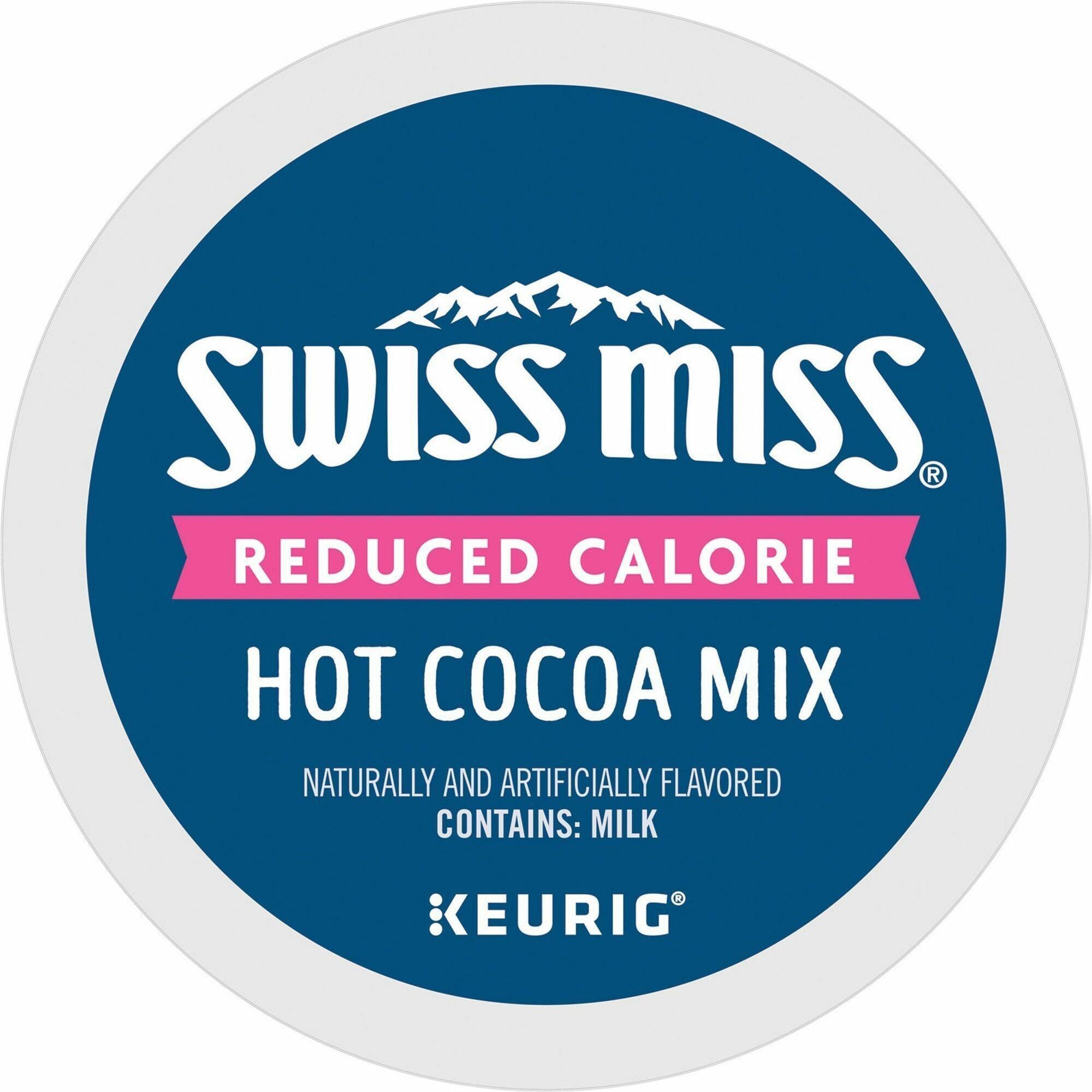 Swiss Miss® K-Cup Reduced Calorie Hot Cocoa - Powder - Hot Cocoa - 22 / Box