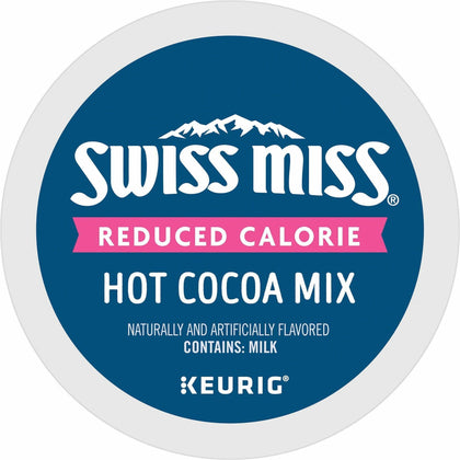 Swiss Miss® Reduced Calorie Hot Cocoa K-Cups - 22/Box - Chocolate/Cocoa