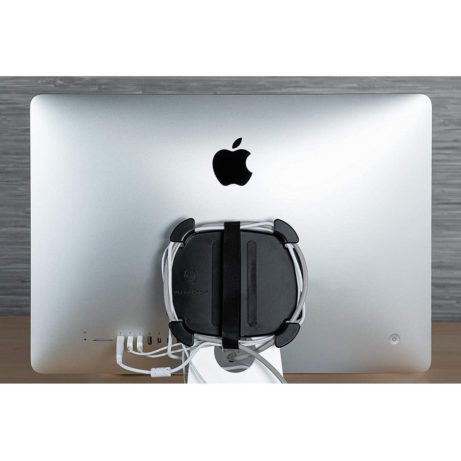 Allsop Cable Organizer Wrap Caddy - Cable Organizer - Black - 1" Length - 1 Each