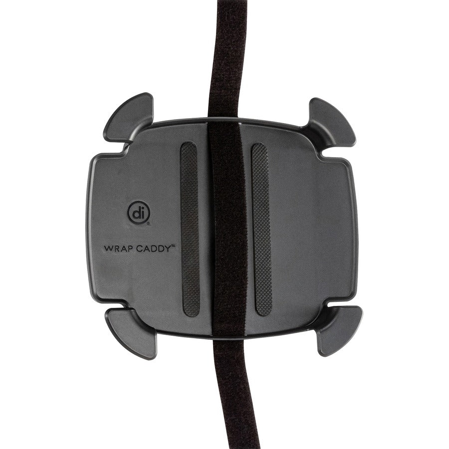 Allsop Cable Organizer Wrap Caddy - Cable Organizer - Black - 1" Length - 1 Each