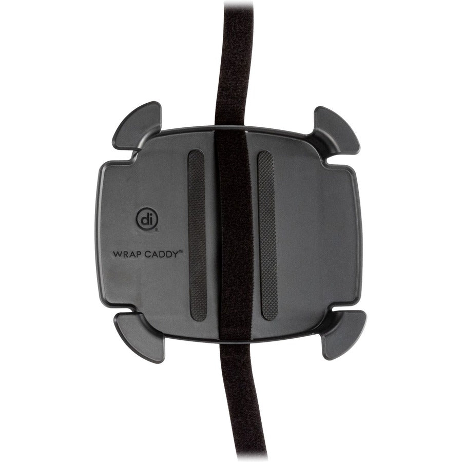 Allsop Cable Organizer Wrap Caddy - Cable Organizer - Black - 1" Length - 1 Each