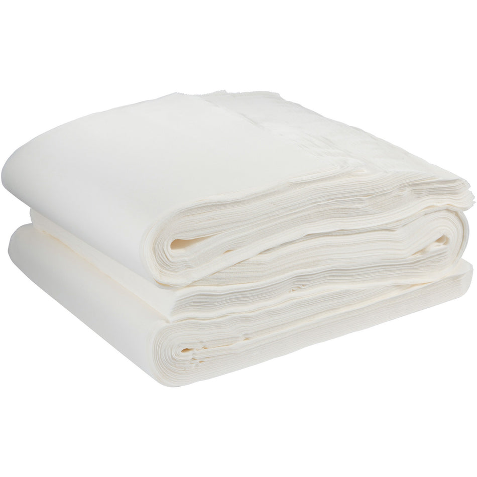 Pacific Blue Select A300 Patient Care Disposable Bath Towels - 1/2 Fold - 19.50" Width x 39" Length - White - Cellulose - 200 / Carton