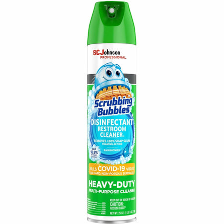 Scrubbing Bubbles® Disinfectant Cleaner - Ready-To-Use - 25 fl oz (0.8 quart) - Non-porous, Heavy Duty, Fume-free - White - 1 Each