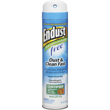Diversey ENDUST Free Dusting & Cleaning Spray - Ready-To-Use - 10.02 oz (0.63 lb) - Hypoallergenic, Fragrance-free, Easy to Use - Clear - 1 Each