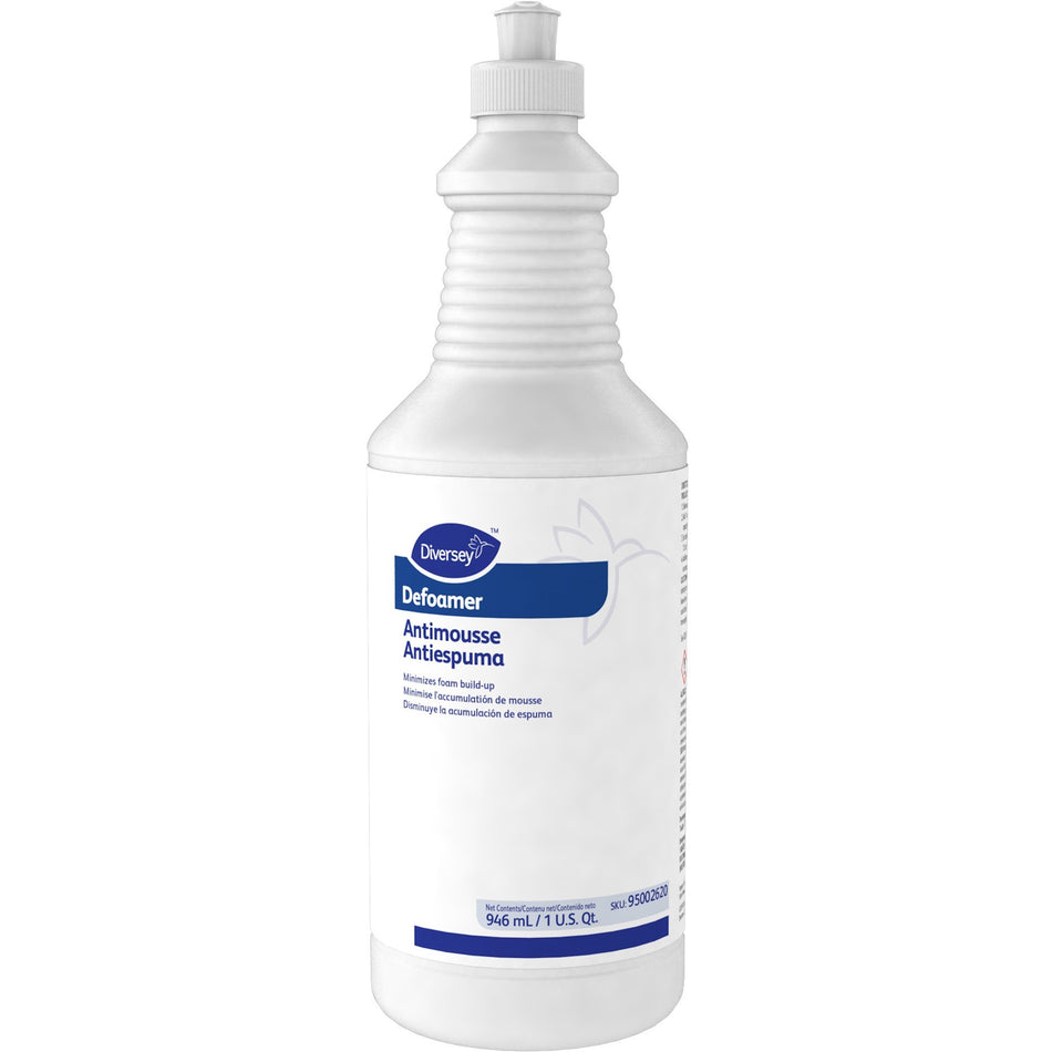 Diversey Defoamer - Ready-To-Use - 32 fl oz (1 quart) - Bland Scent - Cream - 6 / Carton