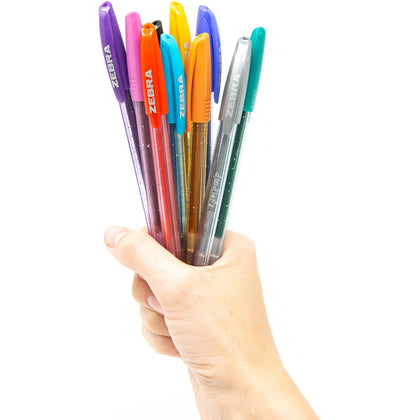 Zebra Pen Doodler'z Gel Stick Set: Neon Ink, Bold 1mm Point
