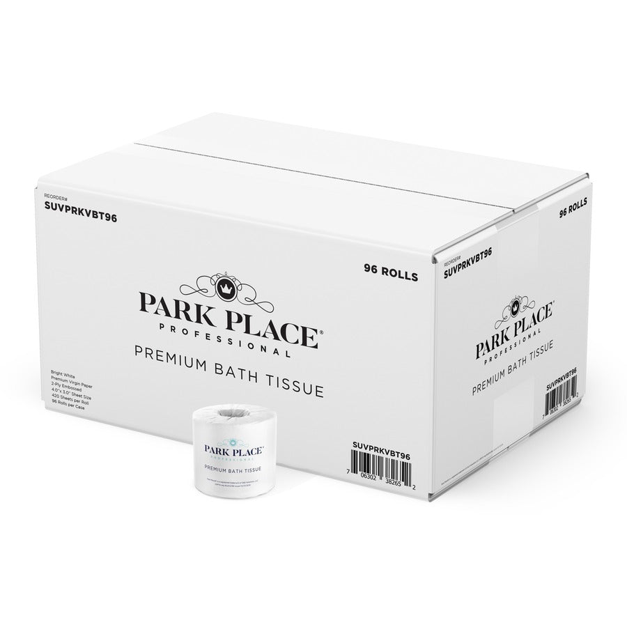 Park Place Double-ply Premium Bath Tissue Rolls - Left