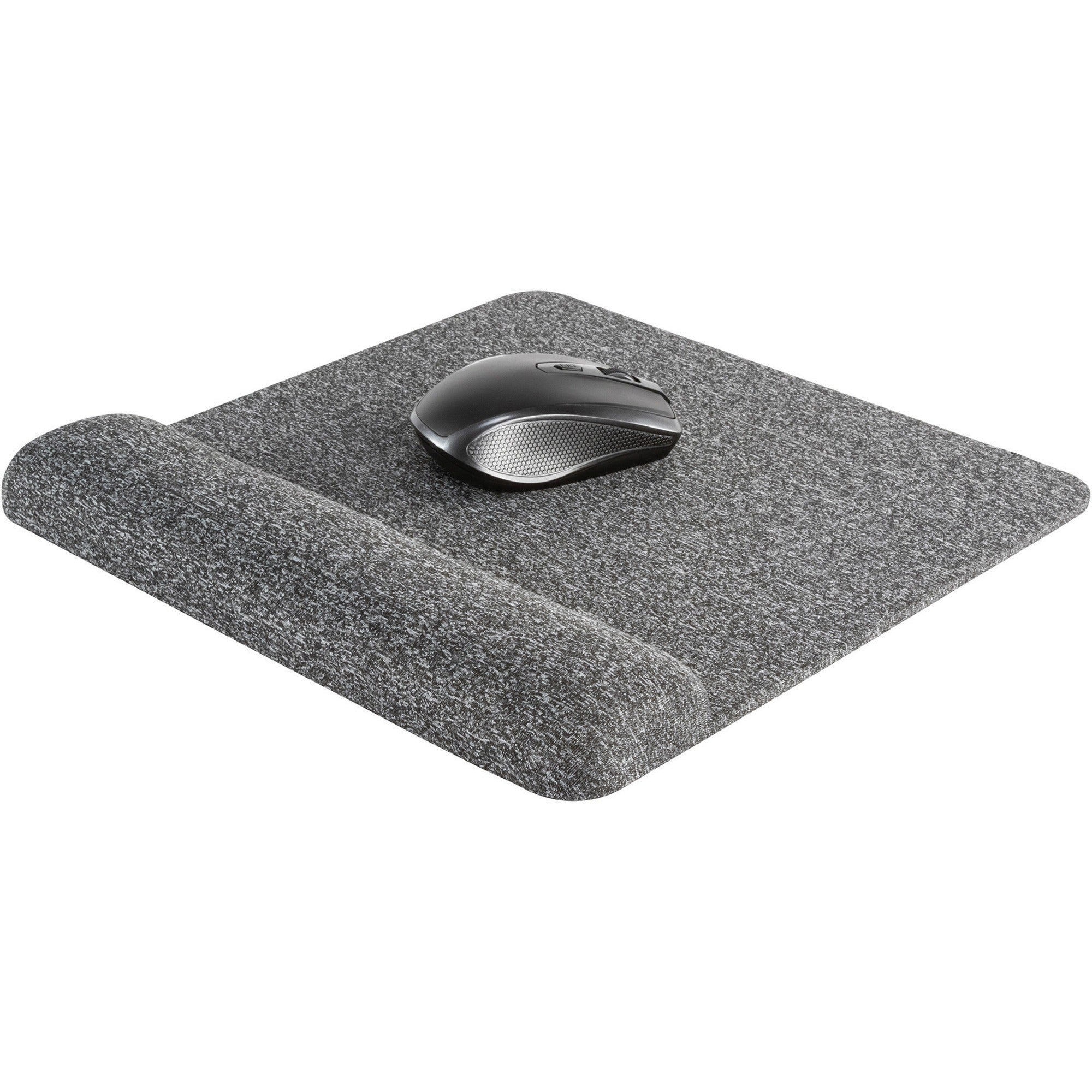 Allsop Premium Plush Mousepad - (32311) - 1.85" Height x 11.60" Width - Gray - Foam - Mouse - Retail - 1 Each