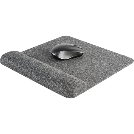 Allsop Premium Plush Mousepad - (32311) - 1.85" Height x 11.60" Width - Gray - Foam - Mouse - Retail - 1 Each