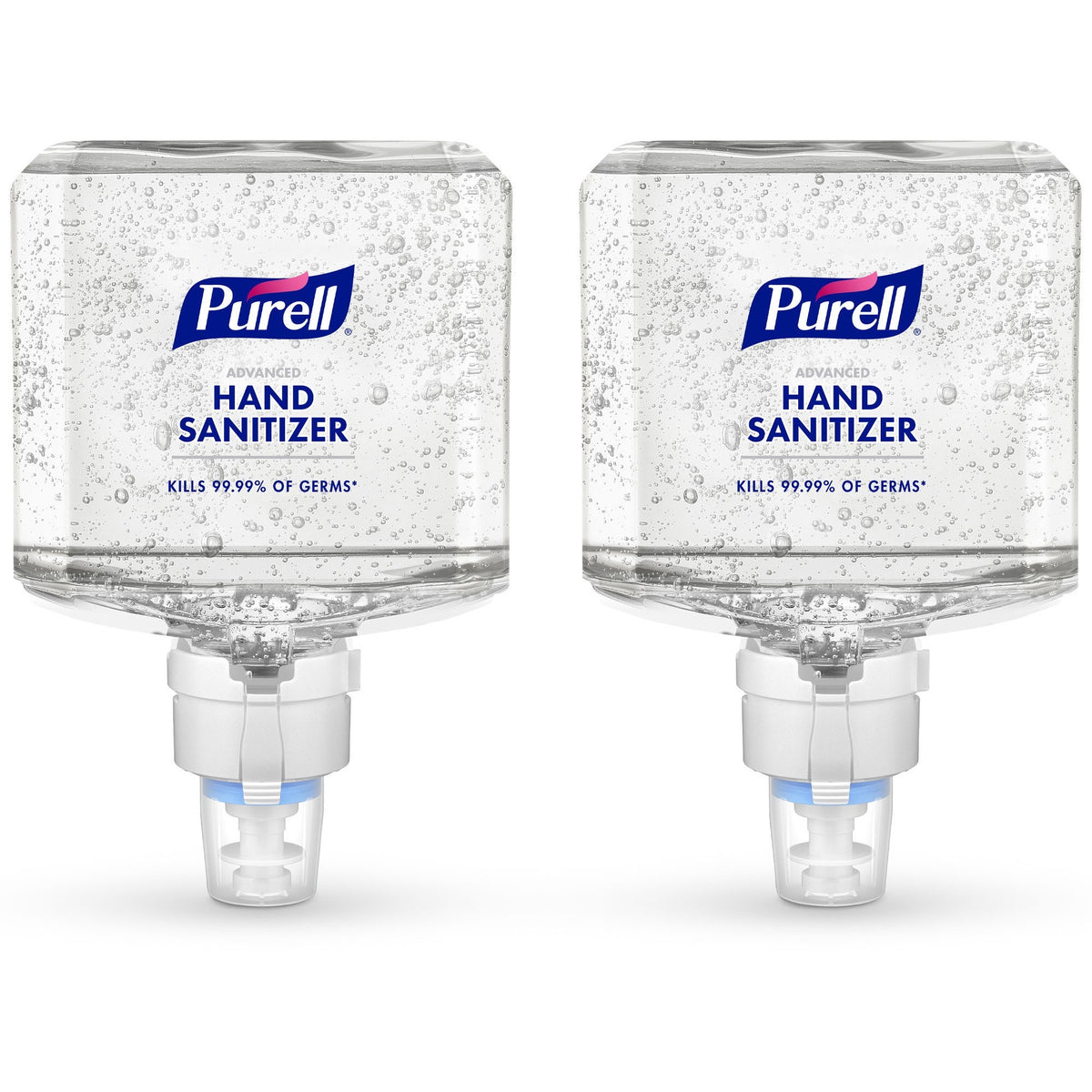 PURELL® Advanced Hand Sanitizer Gel Refill - Clean Scent - 1.27 quart - Touchless Dispenser - Kill Germs - Hand, Skin - Clear - Hypoallergenic, Unscented, Refillable - 2 / Carton