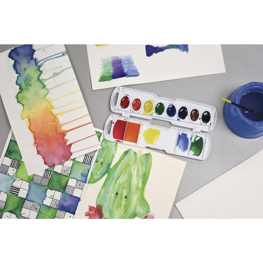 UCreate Watercolor Paper - 140 lb Basis Weight - 9" x 12" Sheet Size - White Paper - Acid-free, Recyclable - 50 / Pack