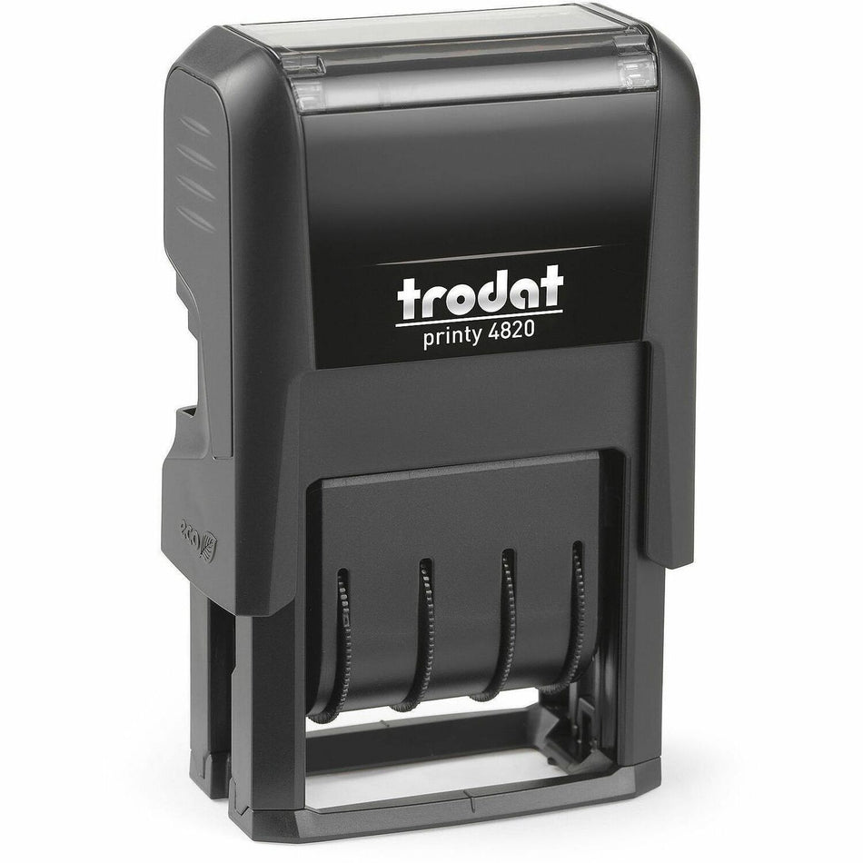 Trodat Self-inking Stamp - Date Stamp - Black - Plastic