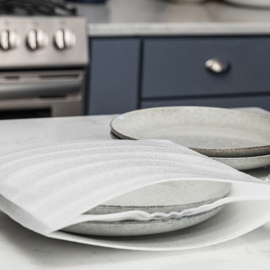 Duck Brand Packing Wrap - 12" Width x 12" Length - Non-abrasive - Foam - Clear - 8 / Pack