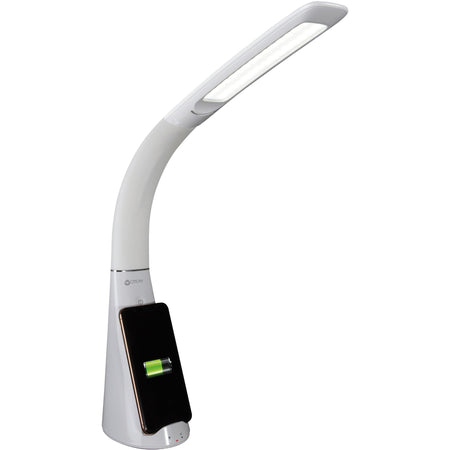 OttLite Purify LED Desk Lamp with Wireless Charging and Sanitizing - 2000