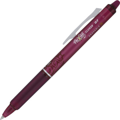 FriXion Erasable Gel Pen | 0.7mm Retractable Burgundy Ink - Water & Gel-based - Pens