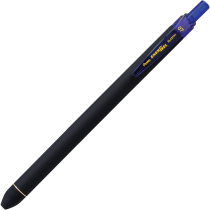 EnerGel 0.7mm Retractable Pens: Blue Liquid Gel Ink Rubberized Barrel - Pens