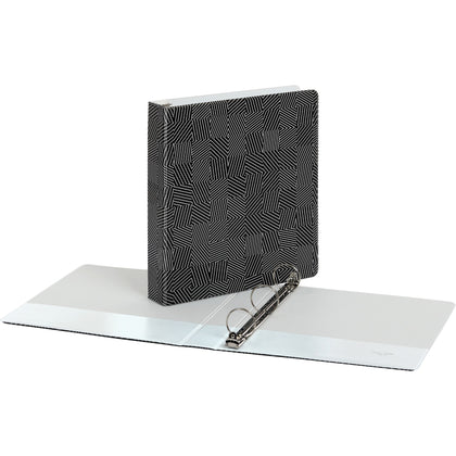Oxford 1-1/2’’ Round Ring Binder: 350-Sheet Capacity Black - Presentation / View Binders