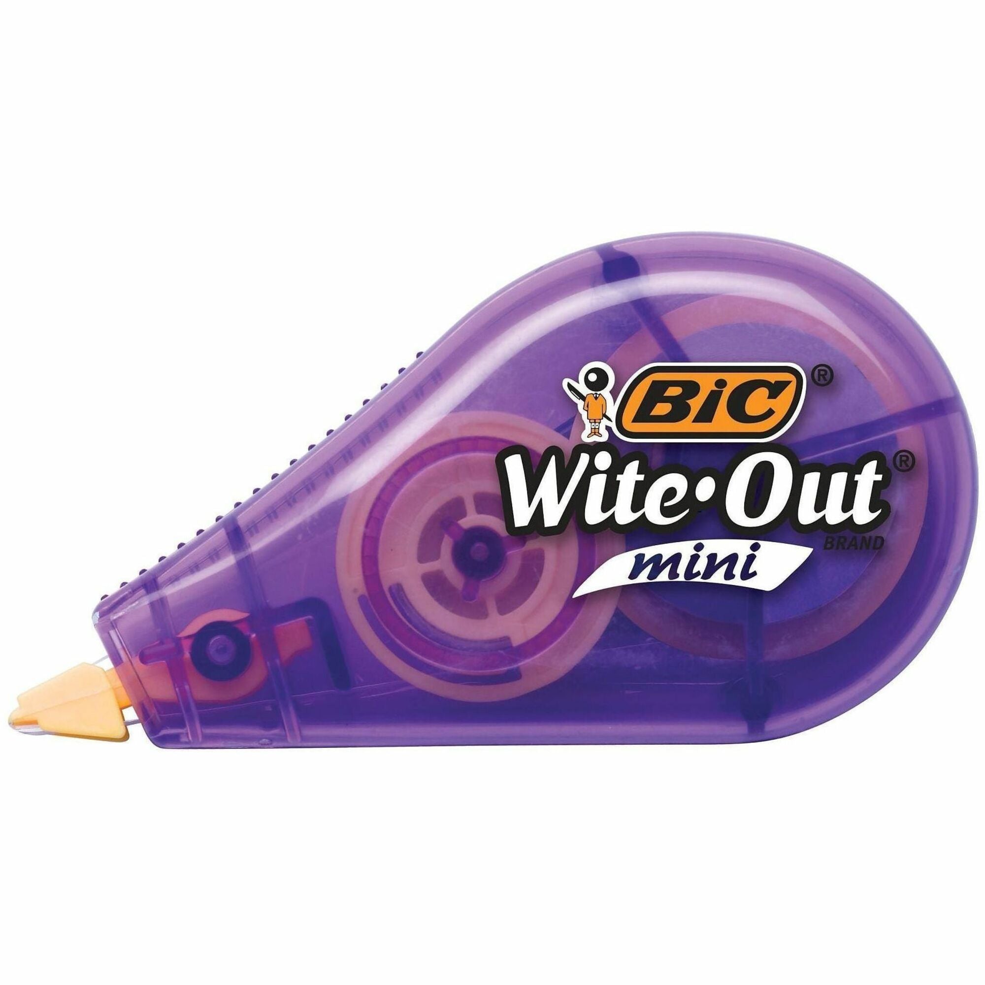 Wite-Out Mini Correction Tape Pack - 0.20" Tape Width x 16.40 ft Tape Length - 1 Line(s) - Translucent Dispenser - Smooth, Compact, Ambidextrous, Easy to Use, Non-refillable, Tear Resistant - White - 12 / Pack - TAA Compliant