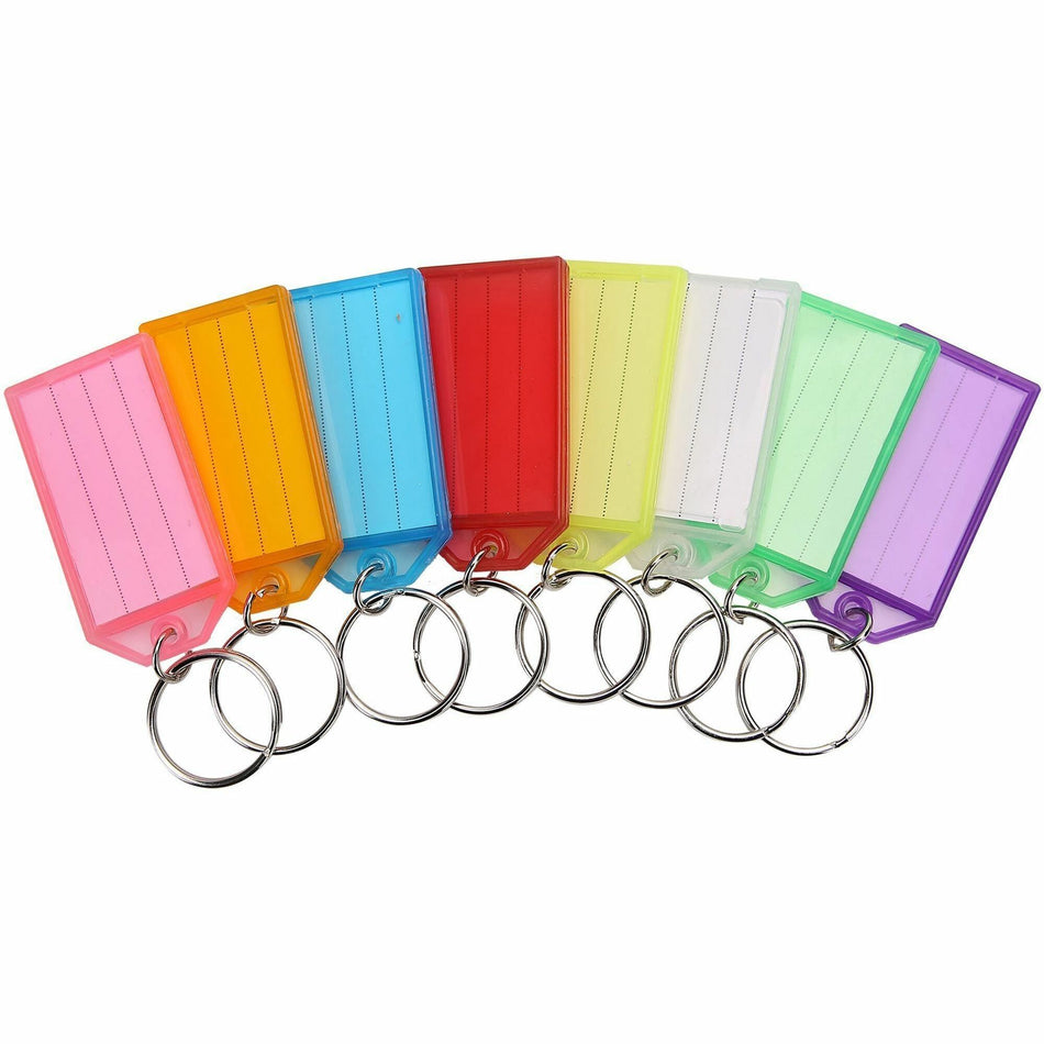 Sparco Wall Mount Key Rack - 8 x Key Tag - 2.80" Height x 10.50" Width x 0.50" Length - Assorted - 1 Set