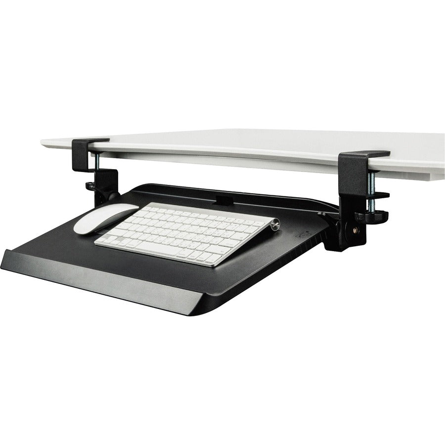 Kantek Clamp Mounted Tilting Keyboard Tray - Left