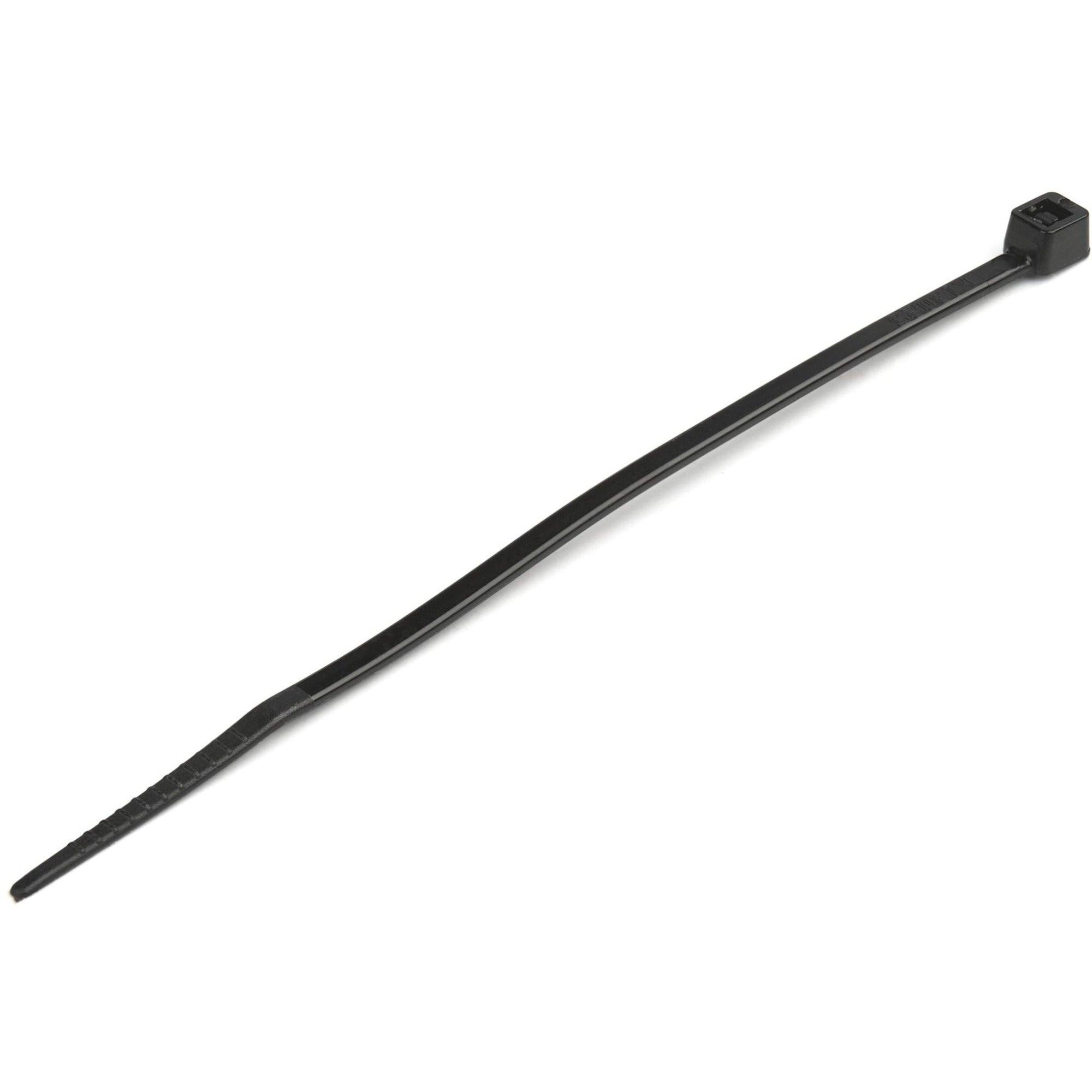 StarTech.com Cable Ties - Black Small Nylon Zip Tie - 4’’ Length - 100 Pack - Computer / Laptop Accessories