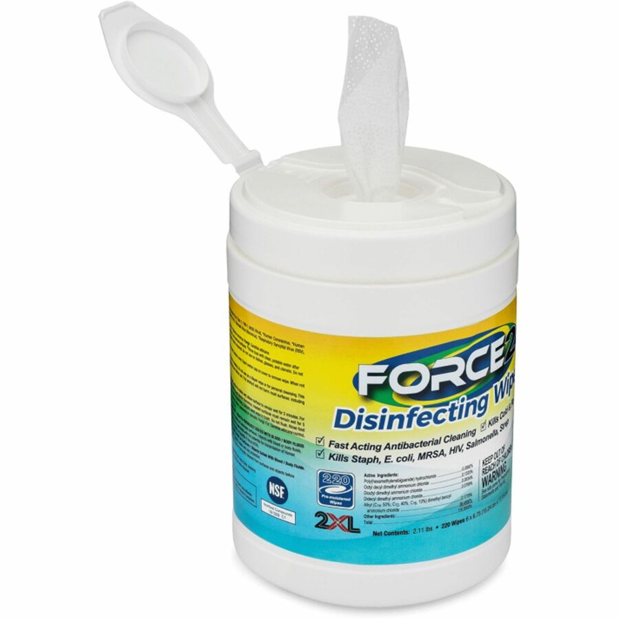 2XL FORCE2 Disinfecting Wipes - Right
