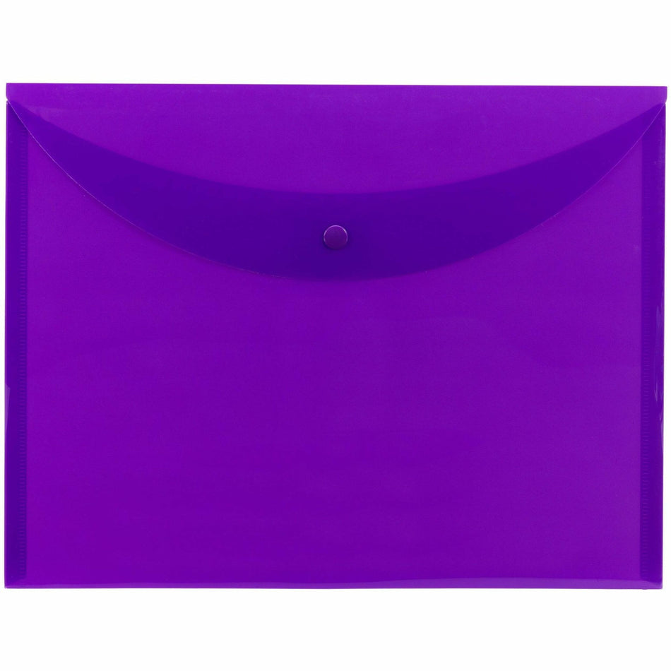 Smead Letter Filing Envelope - 8 1/2" x 11" - Purple - 10 / Box