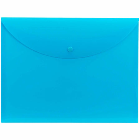 Smead Letter Filing Envelope - 8 1/2" x 11" - Teal - 10 / Box