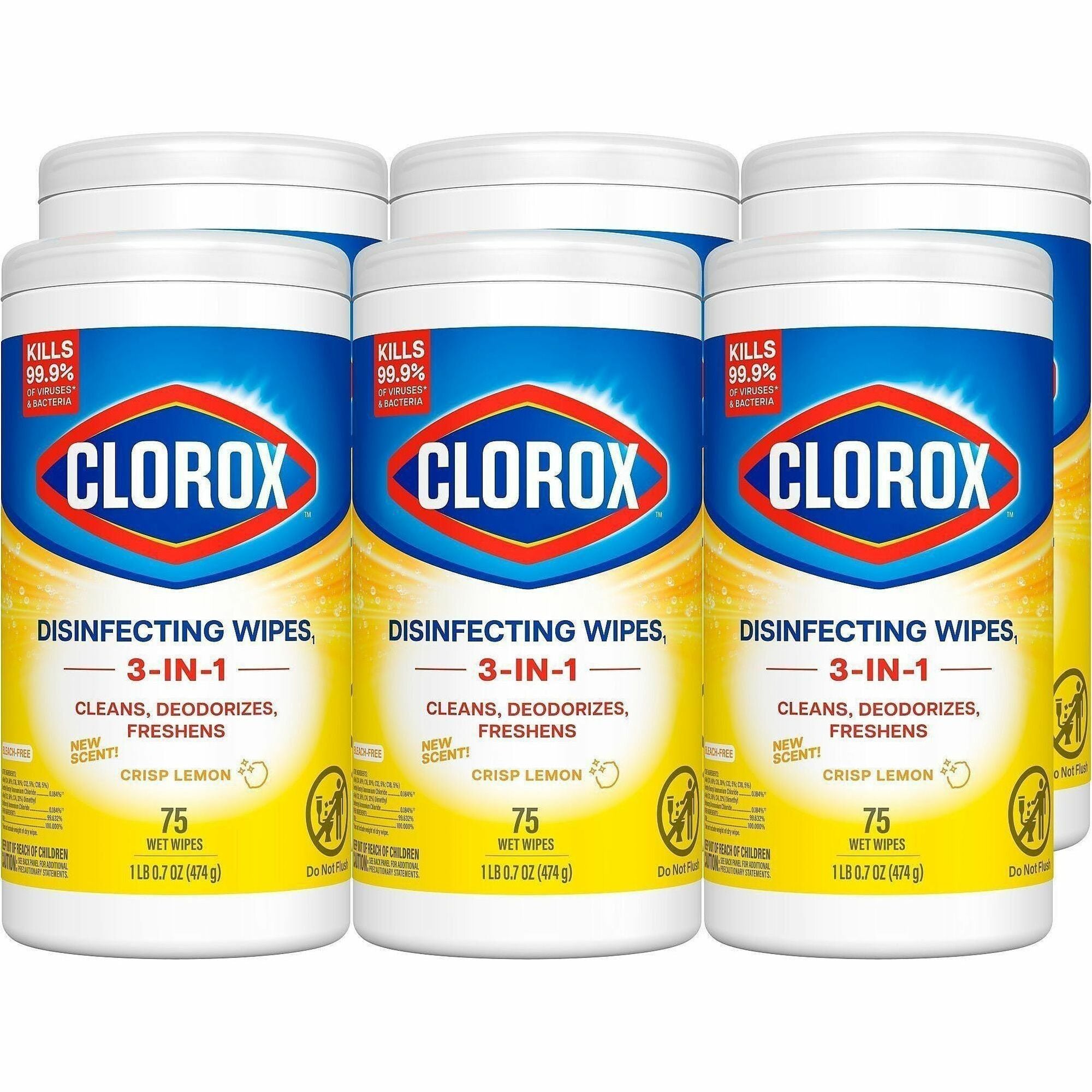 Clorox Disinfecting Cleaning Wipes Value Pack - Bleach-free - 2000